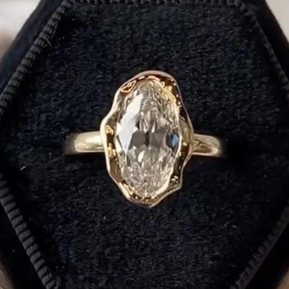 [Copy]Elegant 5.8ct Emerald Cut Pink Sapphire Engagement Ring