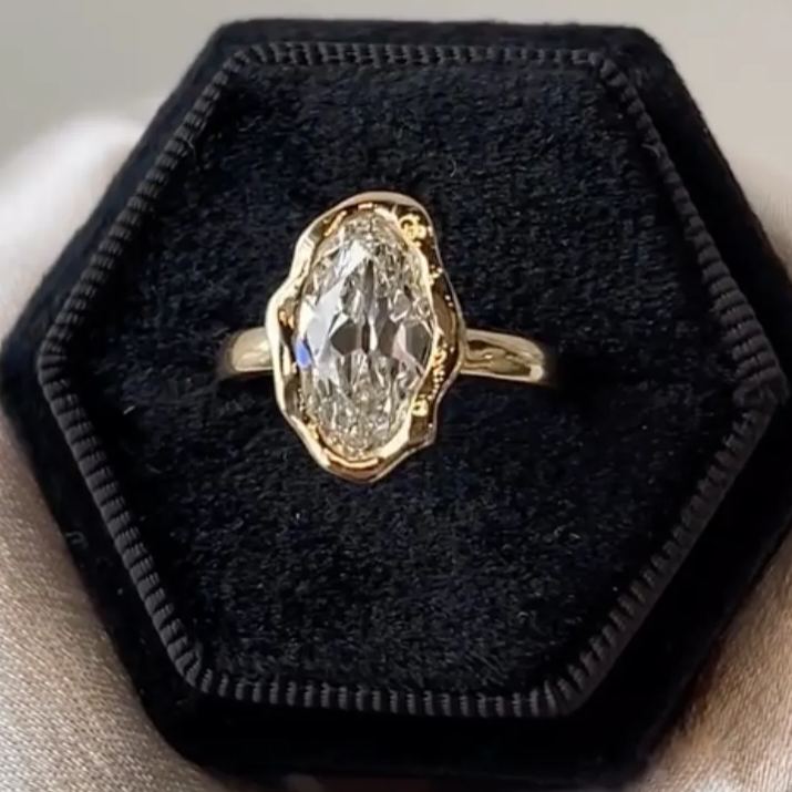 [Copy]Elegant 5.8ct Emerald Cut Pink Sapphire Engagement Ring