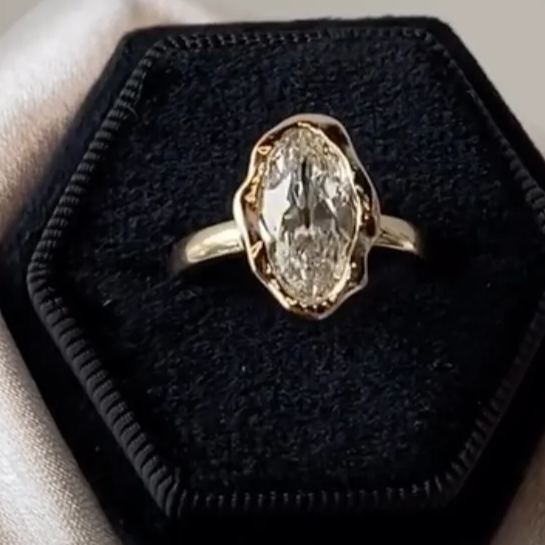 [Copy]Elegant 5.8ct Emerald Cut Pink Sapphire Engagement Ring