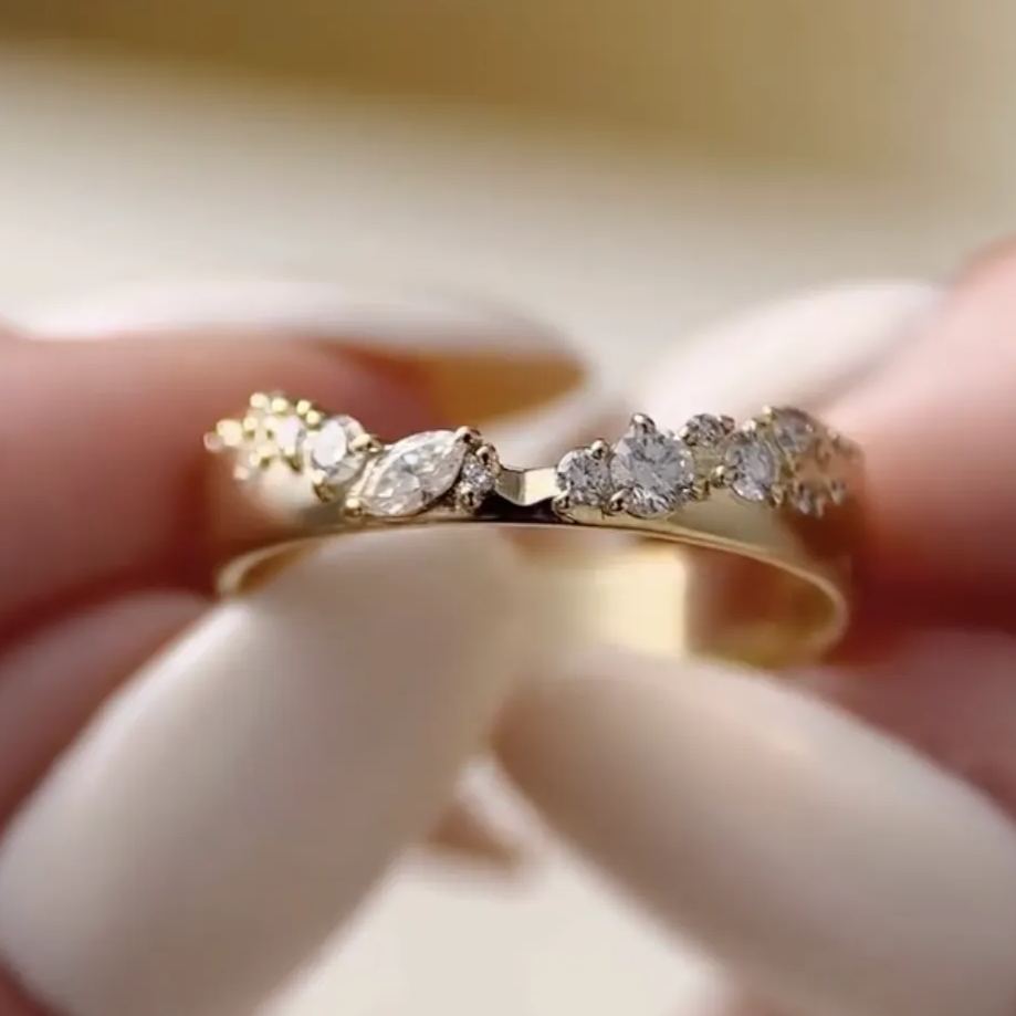 [Copy]Bohemian 2.6ct Marquise Cut White Sapphire Engagement Ring