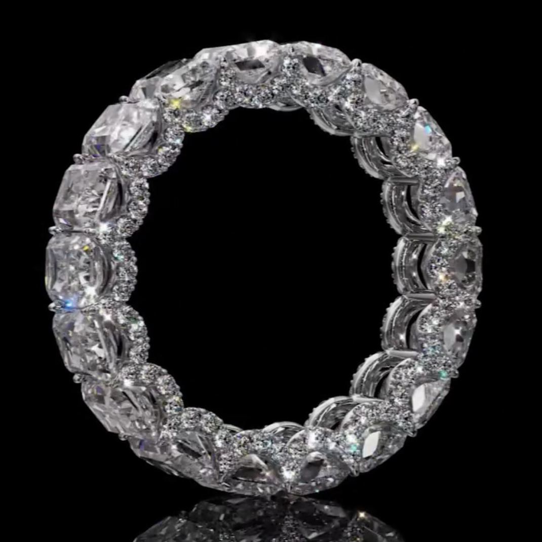 [Copy]Luxury 5.2ct Princess Cut White Sapphire Engagement Ring