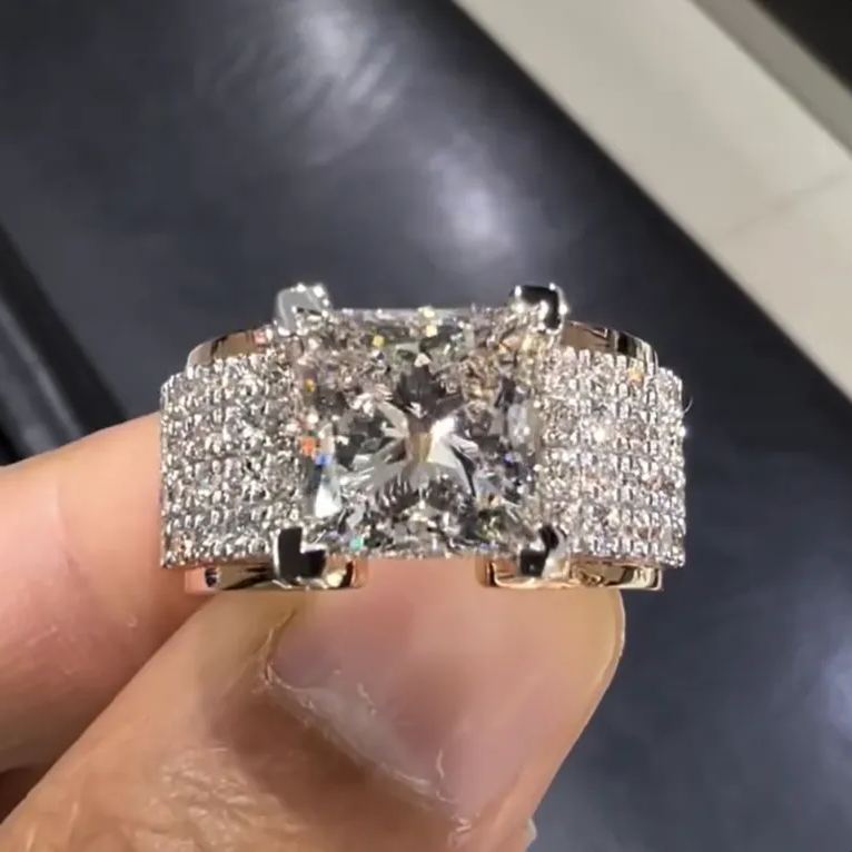 [Copy]Art Deco 2.5ct Emerald Cut White Sapphire Engagement Ring