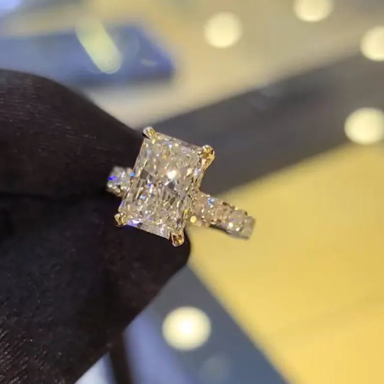 Classic Radiance 2.5ct Emerald Cut White Sapphire