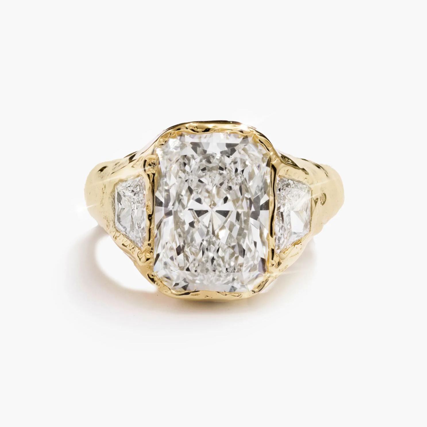 Timeless Elegance 5.50ct Princess Cut White Sapphire (Engagement) Ring