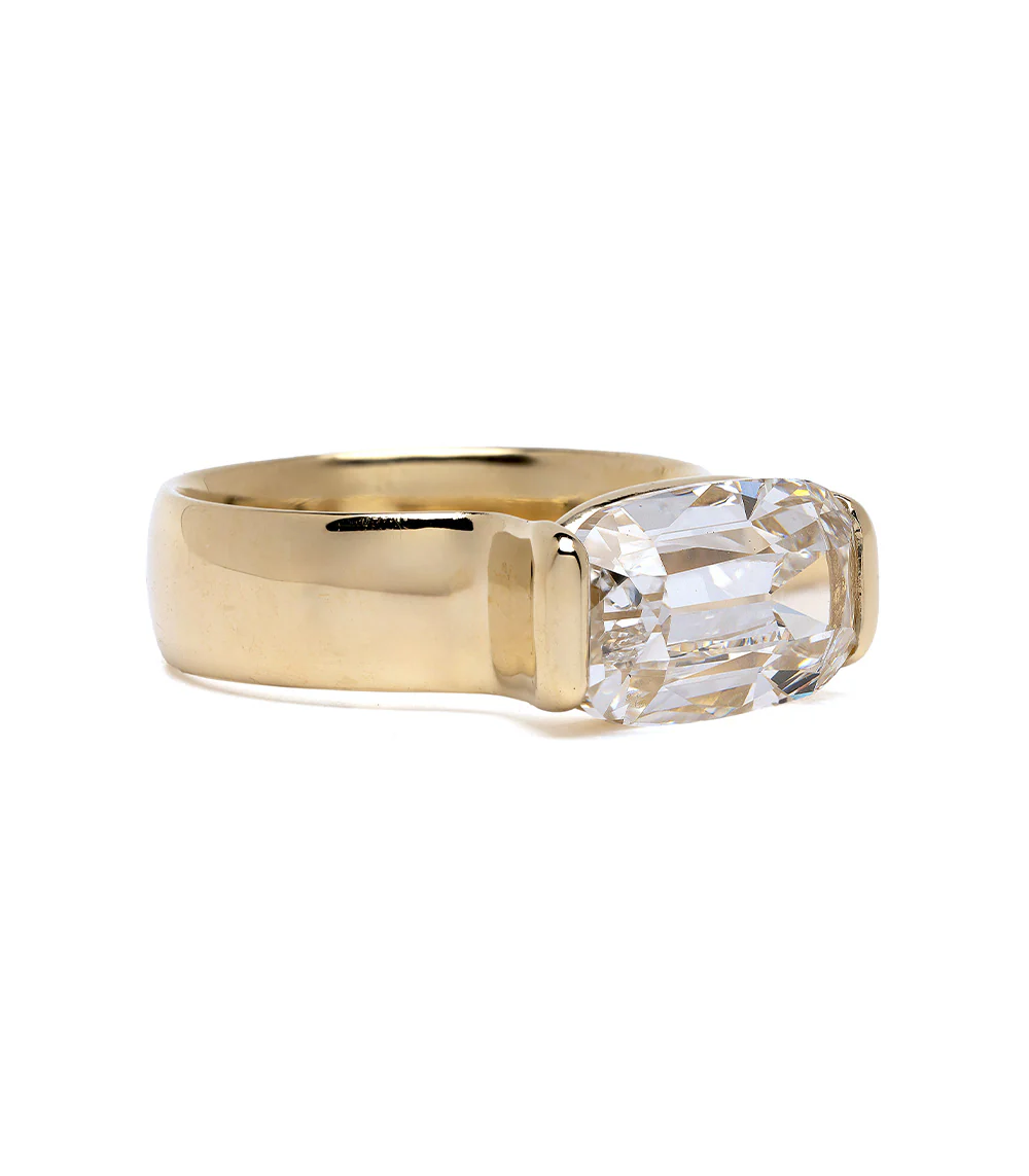 [Copy]3ctw Open Design Pave Wedding Ring