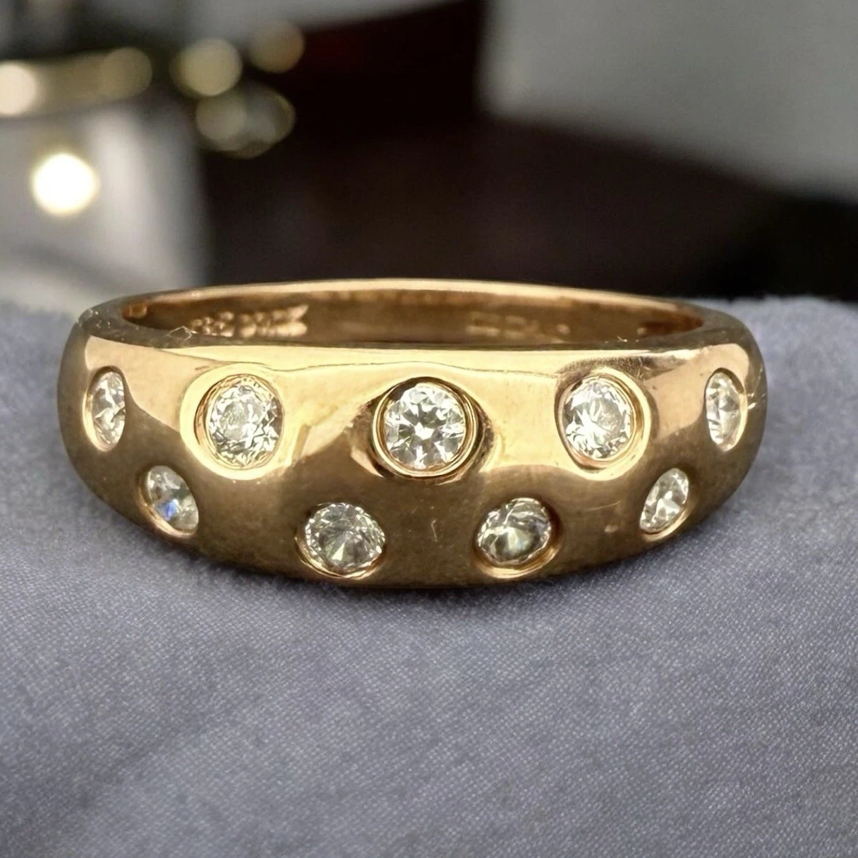 Dot design fashionable round ring