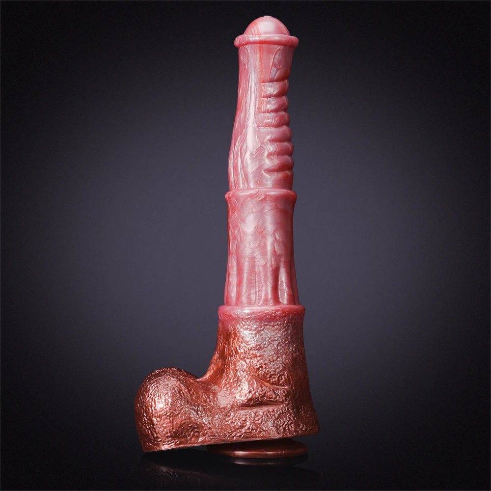 ​​Extra Long en Silicone en Forme de Gode Cheval 35cm