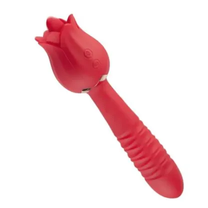 5 Poussée & Vibration 7 Léchage de Langue Vibromasseur Rose Faible Bruit