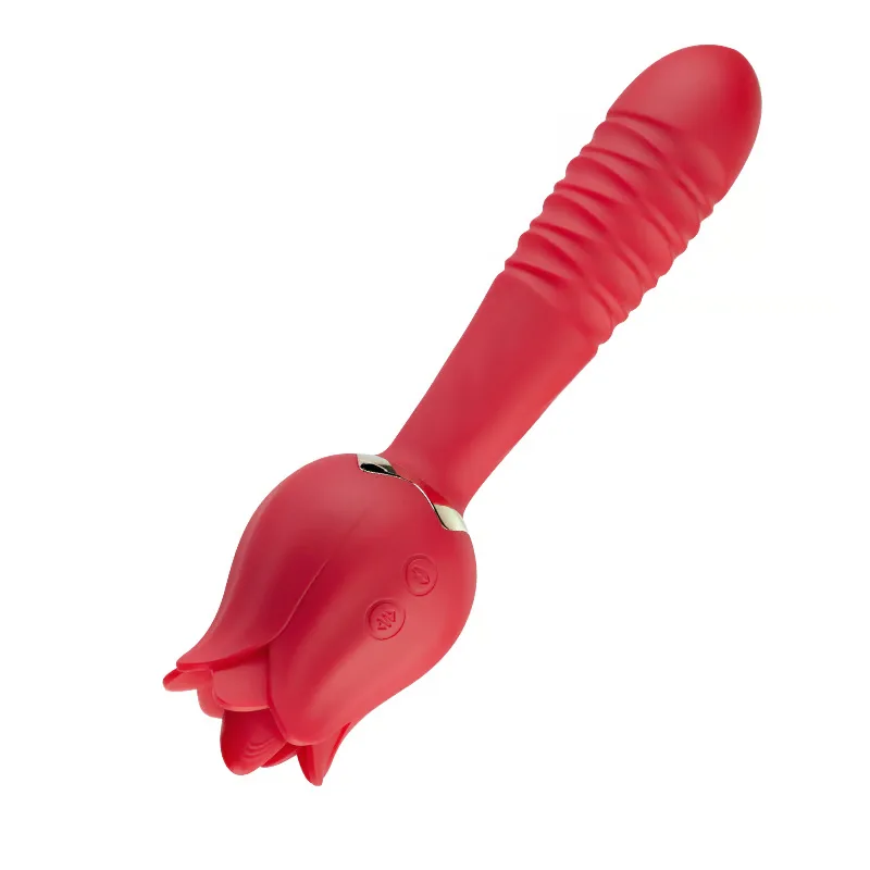 5 Poussée & Vibration 7 Léchage de Langue Vibromasseur Rose Faible Bruit