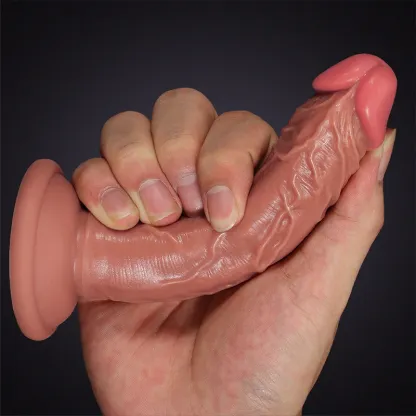 Anal Dildo En Silicone Double Couche De 16 cm