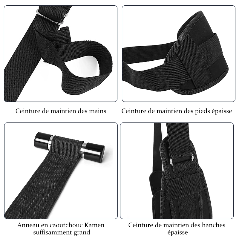 Balancoire Sexuelle de Porte avec Siège, Supporte Jusqu'à 200 kg