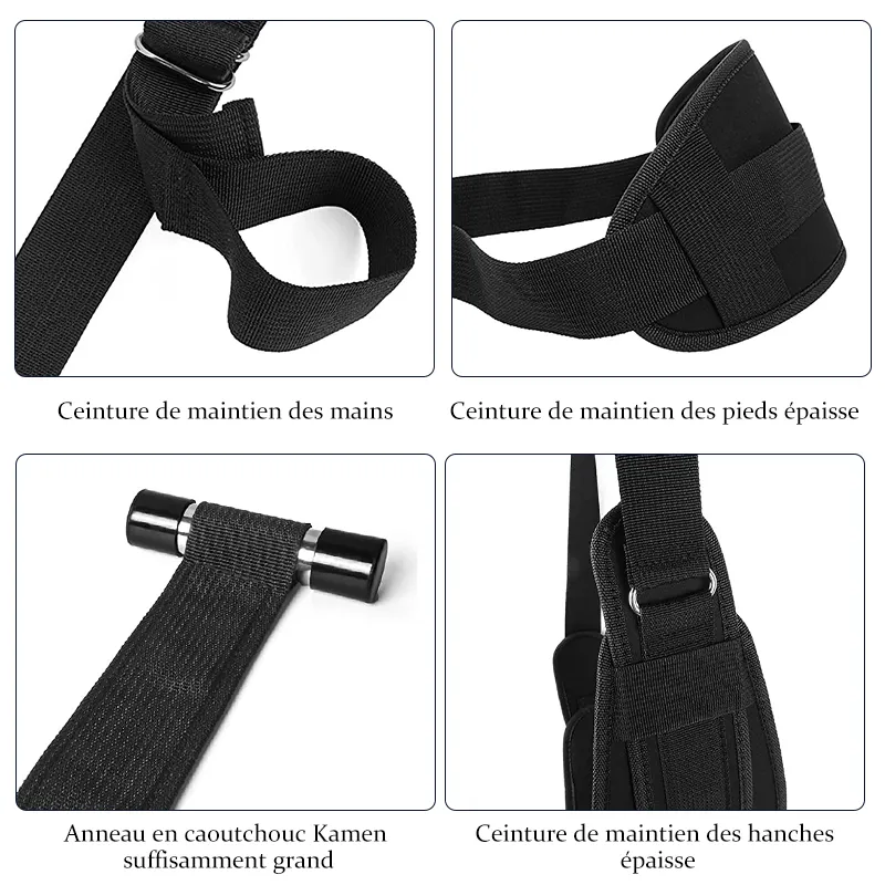 Balancoire Sexuelle de Porte avec Siège, Supporte Jusqu'à 200 kg
