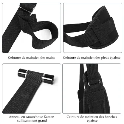 Balancoire Sexuelle de Porte avec Siège, Supporte Jusqu'à 200 kg