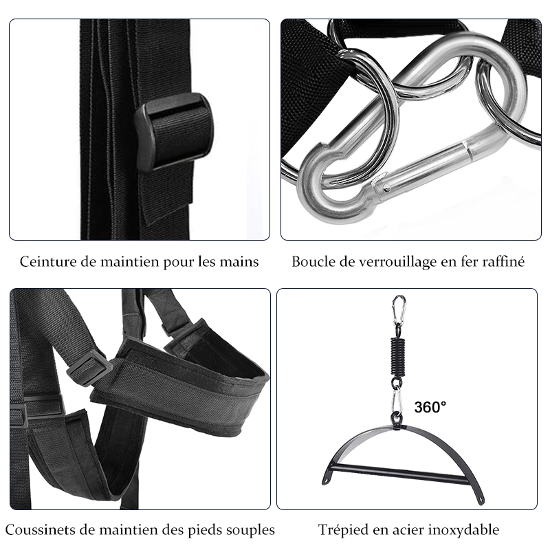 Balancoire Sexuelle Rotative à 360° pour Adultes et Couples