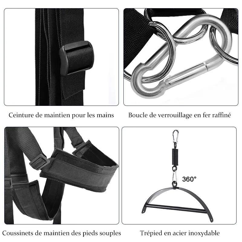 Balancoire Sexuelle Rotative à 360° pour Adultes et Couples