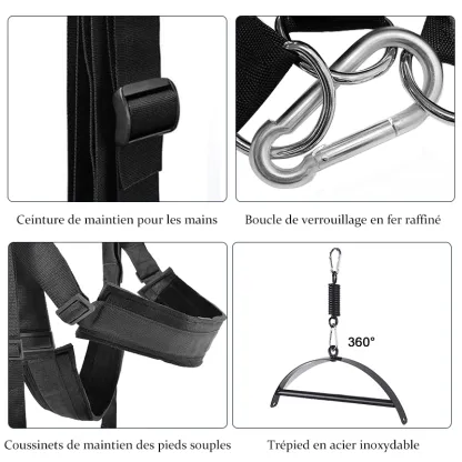 Balancoire Sexuelle Rotative à 360° pour Adultes et Couples