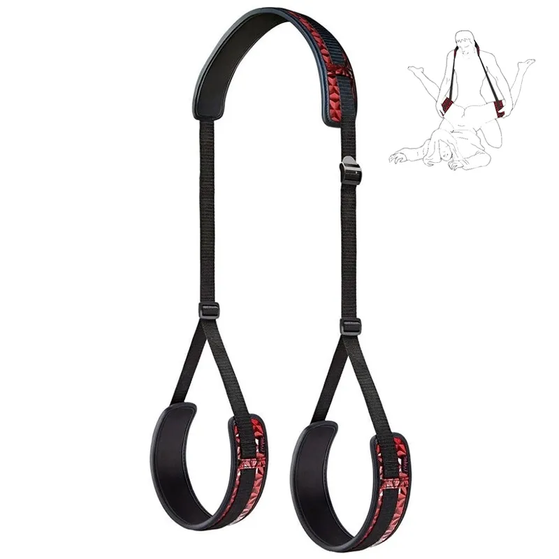 Balancoire Sexuelle pour le Corps avec Harnais en Cuir pour Bondage