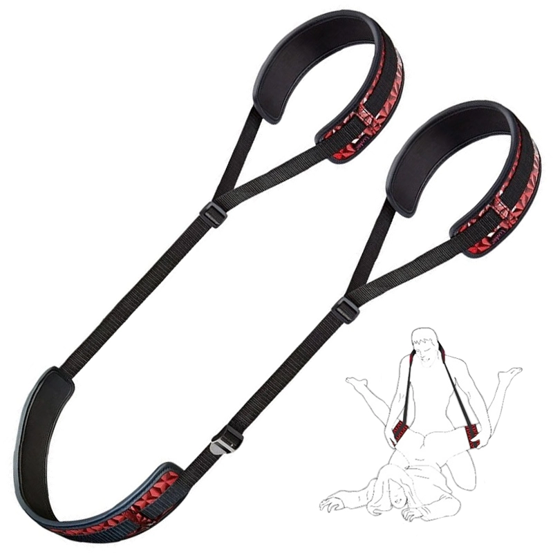 Balancoire Sexuelle pour le Corps avec Harnais en Cuir pour Bondage