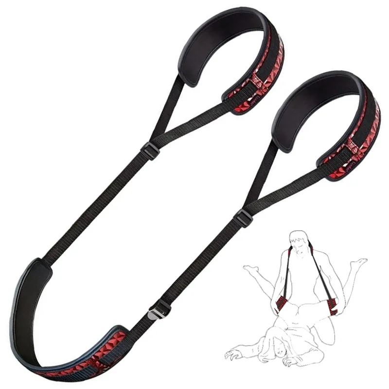 Balancoire Sexuelle pour le Corps avec Harnais en Cuir pour Bondage