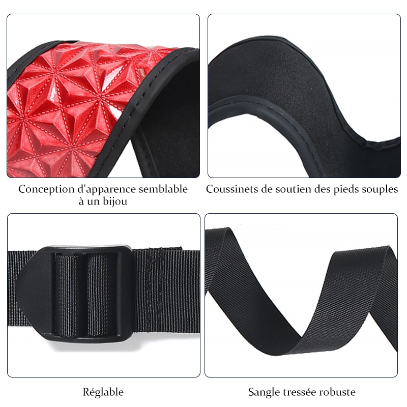 Balancoire Sexuelle pour le Corps avec Harnais en Cuir pour Bondage