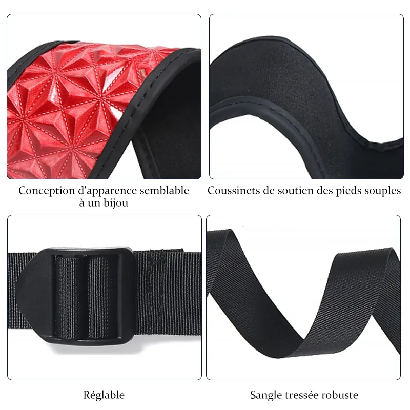 Balancoire Sexuelle pour le Corps avec Harnais en Cuir pour Bondage