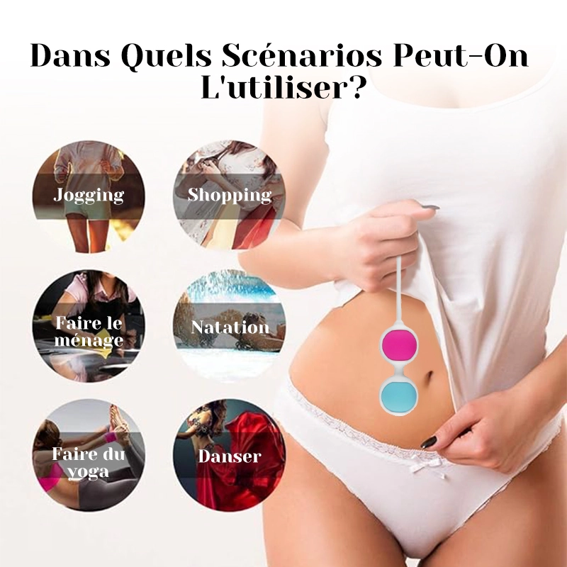 Boule De Geisha En Silicone Pour La Rééducation Des Muscles Du Sol Pelvien