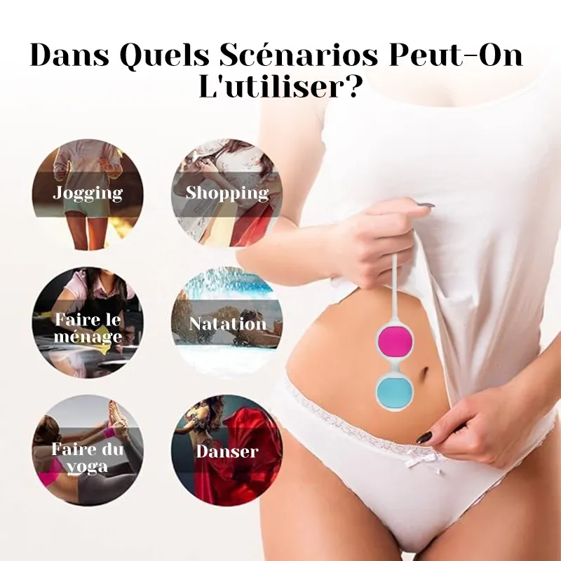 Boule De Geisha En Silicone Pour La Rééducation Des Muscles Du Sol Pelvien