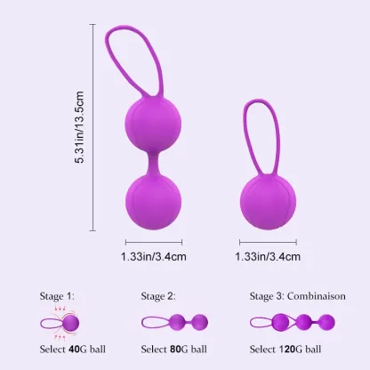 Boules De Geisha En Silicone Premium Pour Femmes