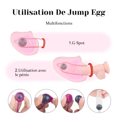 Boules De Geisha À Vibration Sans Fil Avec Télécommande À 9 Modes