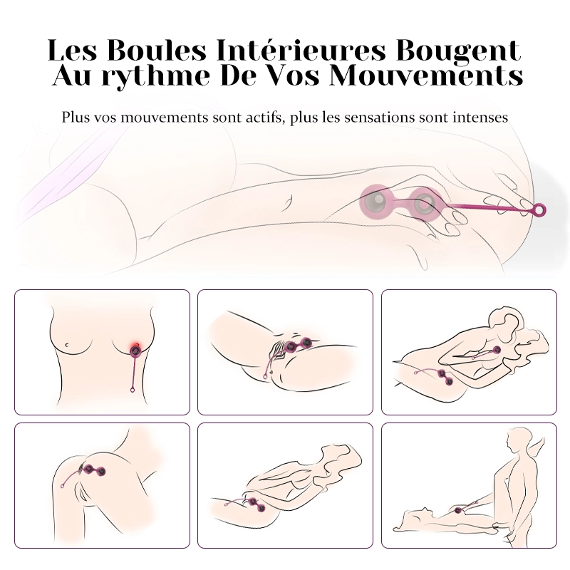 Boules De Geisha À Vibration Sans Fil Avec Télécommande À 9 Modes