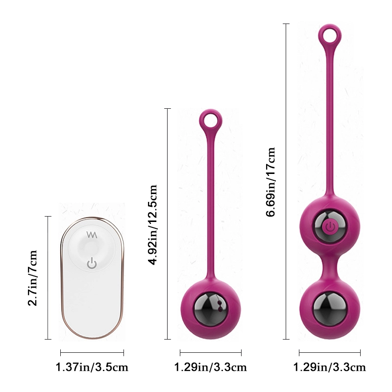 Boules De Geisha À Vibration Sans Fil Avec Télécommande À 9 Modes