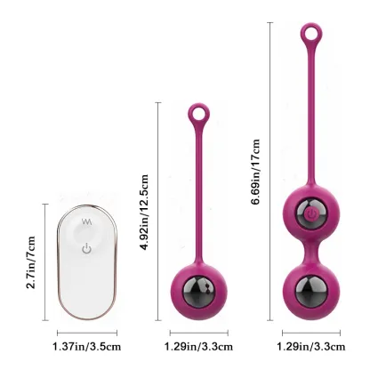 Boules De Geisha À Vibration Sans Fil Avec Télécommande À 9 Modes
