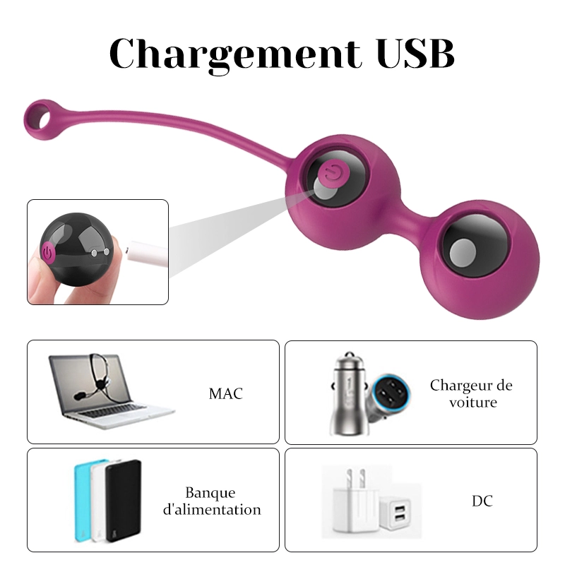Boules De Geisha À Vibration Sans Fil Avec Télécommande À 9 Modes