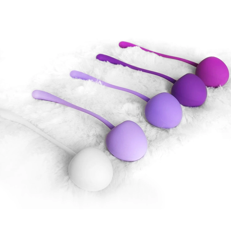 Boules De Geisha En Silicone À Poids Variable 5 Pièces
