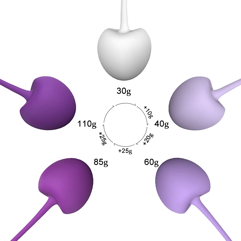 Boules De Geisha En Silicone À Poids Variable 5 Pièces