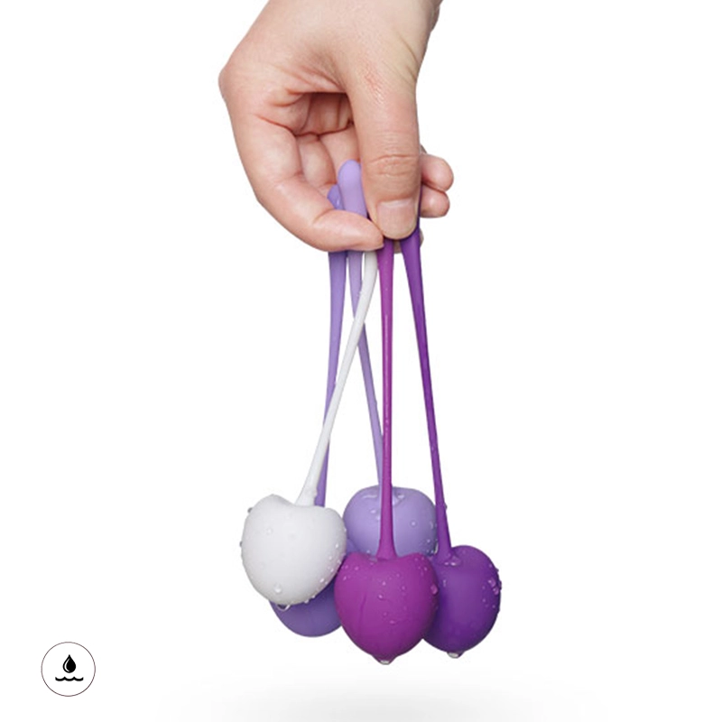 Boules De Geisha En Silicone À Poids Variable 5 Pièces
