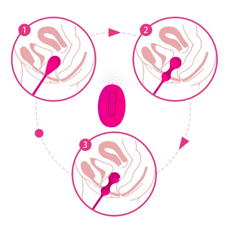 Ensemble De Boules De Geisha Électrostimulantes Pour Femmes