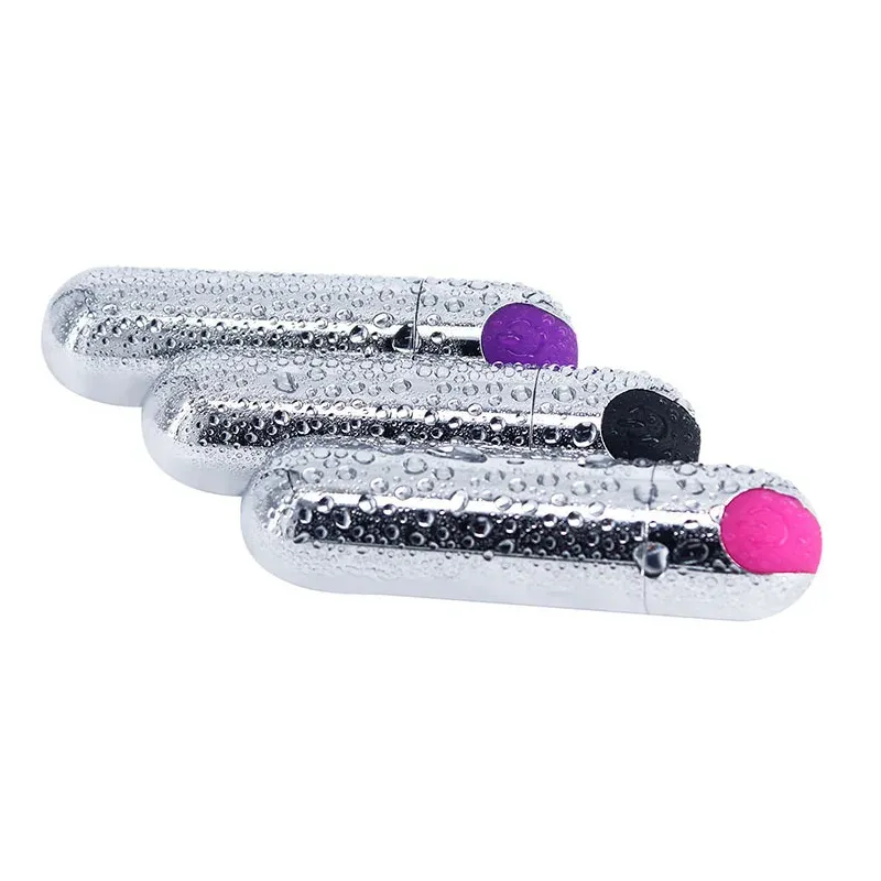 Bullet Vibrator Argent Rechargeable