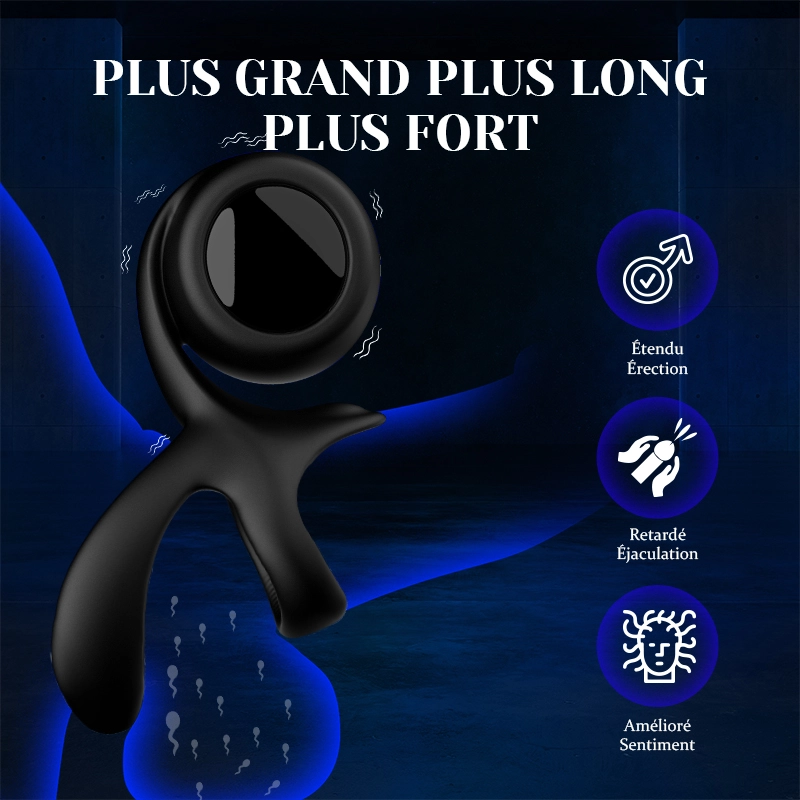 Cockring 10 Vibration pour Jouet Sexuel Solo & Couple