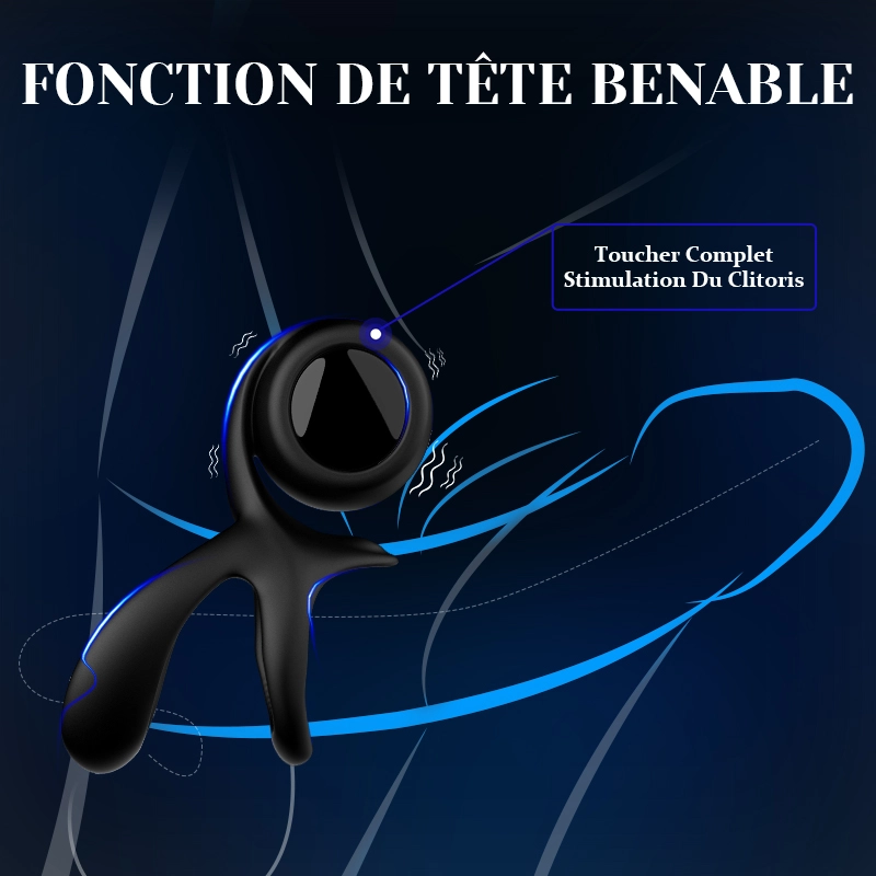 Cockring 10 Vibration pour Jouet Sexuel Solo & Couple