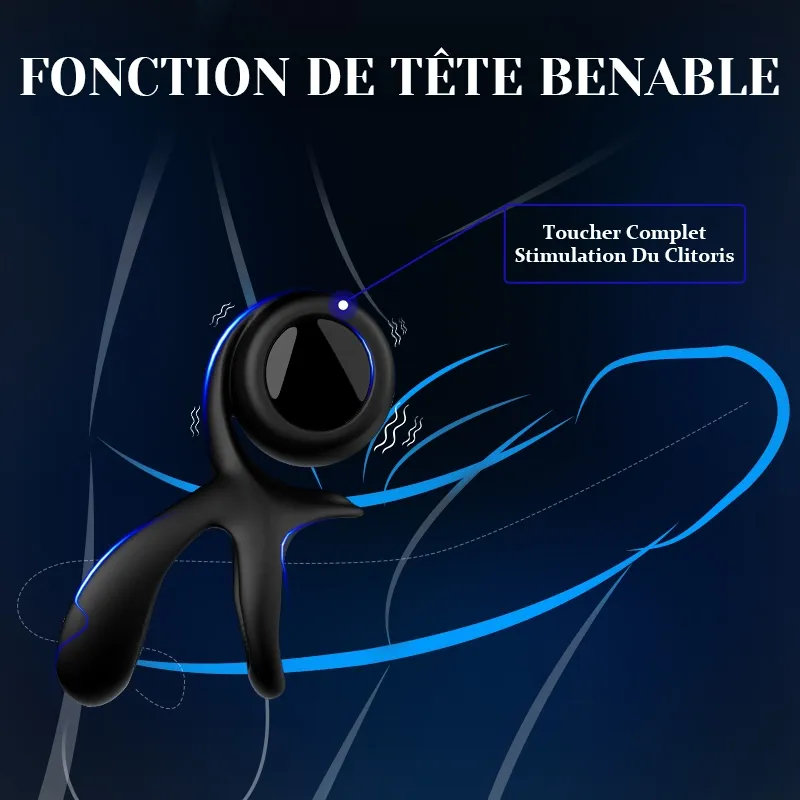 Cockring 10 Vibration pour Jouet Sexuel Solo & Couple
