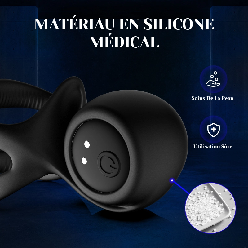 Cockring 10 Vibration pour Jouet Sexuel Solo & Couple