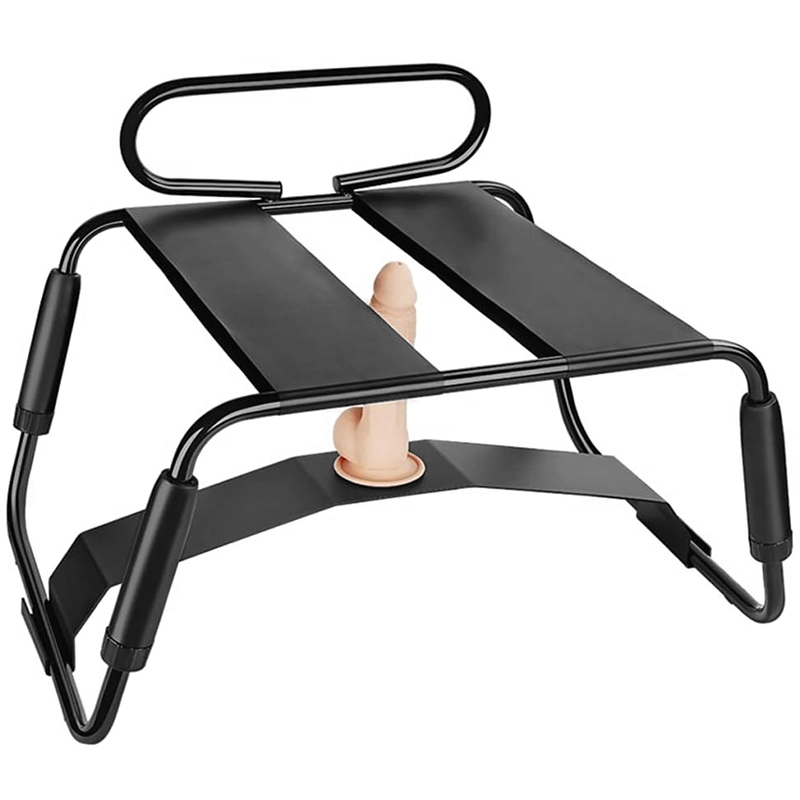 Fauteuil Sexuel à Hauteur Réglable avec Accoudoirs et Godemichet