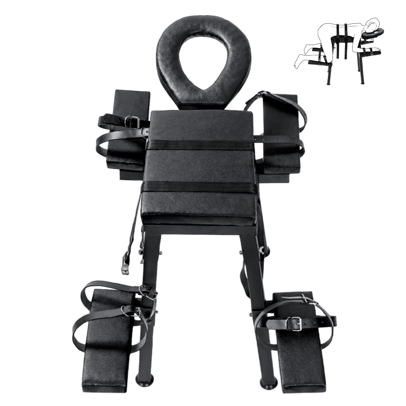 Fauteuil Tantra Extrême avec Réglage et Menottes de Poignet de Contrainte