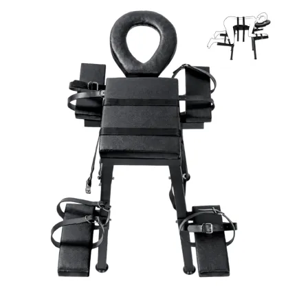 Fauteuil Tantra Extrême avec Réglage et Menottes de Poignet de Contrainte