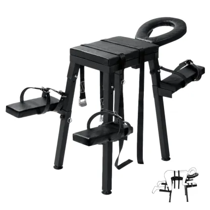 Fauteuil Tantra Extrême avec Réglage et Menottes de Poignet de Contrainte