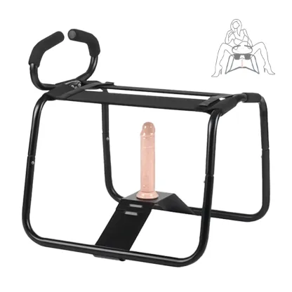 Fauteuil Tantra avec Accoudoirs et Godemichet de 20 cm