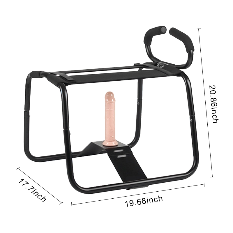 Fauteuil Tantra avec Accoudoirs et Godemichet de 20 cm