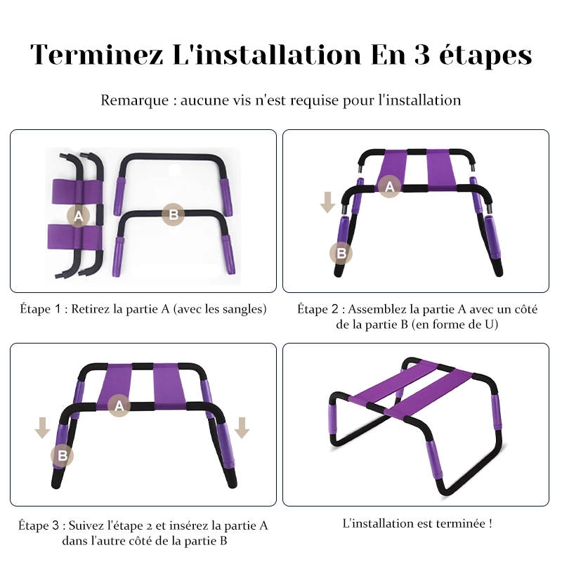 Fauteuil Tantra avec Design à Hauteur Réglable