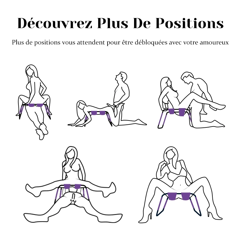 Fauteuil Tantra avec Design à Hauteur Réglable